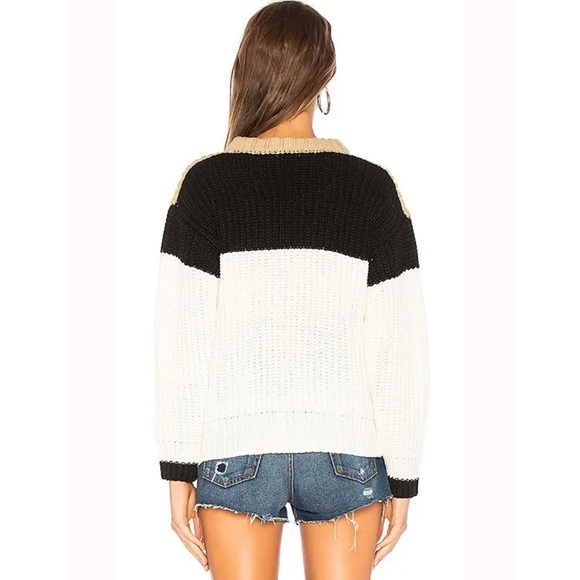 Tularosa Colorblock Sweater In Multi. - Picture 3 of 5